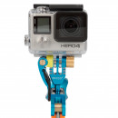 iSHOXS ProLock Schnellarretierungs-System mit GoPro kompatibler iSHOXS ProFork Aufnahme - Blau