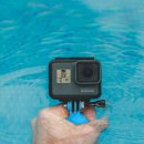 iSHOXS Aqua Handle - Action-Cam Hand-Stativ für ermüdungsfreies Filmen im Wasser - Blau