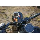 iSHOXS Action-Kamera Fahrrad-Halterung - iSHOXS ProMount (20-40mm Klemmbereich), CNC-gefräster Aluminium GoPro Action-Cam Halter - Blau