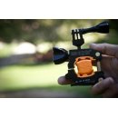 iSHOXS Action-Kamera Fahrrad-Halterung - iSHOXS ProMount (20-40mm Klemmbereich), CNC-gefräster Aluminium GoPro Action-Cam Halter - Blau