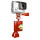 iSHOXS Cero Aluminium Haltterung für GoPro und kompatible Actioncams - Rot