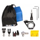 iSHOXS kompakter Roll-Bar Mount - BullBar ProX 34 (30-34 mm Klemmbereich), CNC-gefräste GoPro Action-Cam Halterung mit neuartigem Swivel Modul